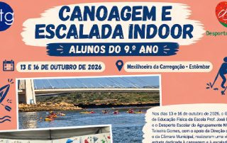Canoagem e Escalada Indoor